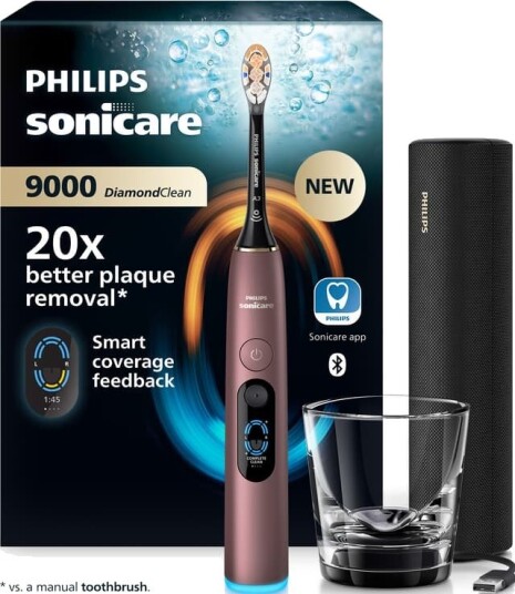 Philips Sonicare DiamondClean 9000 elektrisk tannbørste HX9213/85 (rosa)