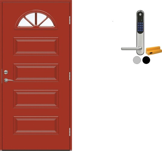 Ytterdør Swedoor Advance-Line Classic Händel med Yale Entrus