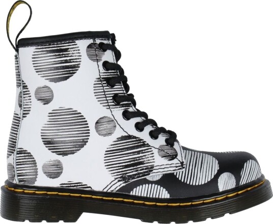 Dr. Martens Støvler Polka Dot Dr. Martens 28 Støvler Hvit Svart
