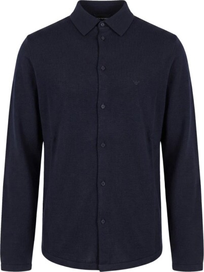 Emporio Armani Herre Skjorter Blå L,