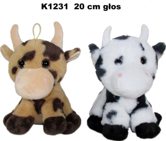 Mascot Cow 2 Farger 20 Cm 163790 Sunday Blandpris Per Stk.