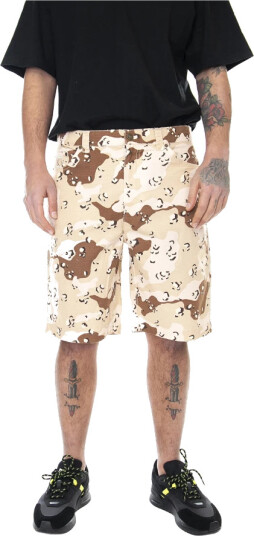 Karl Kani Herre Shorts Beige S, Karl Kani Herre Shorts Beige S,