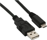 Inline 31718 1,8 M Usb A Micro Usb B Hankjønn/Hankjønn Sort