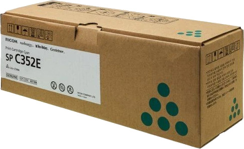 Ricoh Toner Cyan TYPESP352E (6.000 sider) Original Ricoh Toner Cyan TYPESP352E (6.000 sider) Original