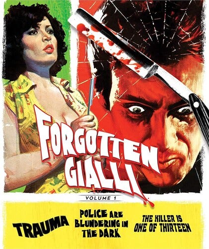 Forgotten Gialli Volume 1 Forgotten Gialli Volume 1