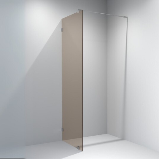 Vikingbad Emil Glassfelt - Farget Glass Krom / 120cm Bronse