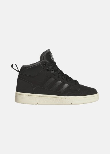 Adidas Rapid Court Mid J Winterized Cblack/Carbon/Crewht 36 (Uk 3.5) Sneakers