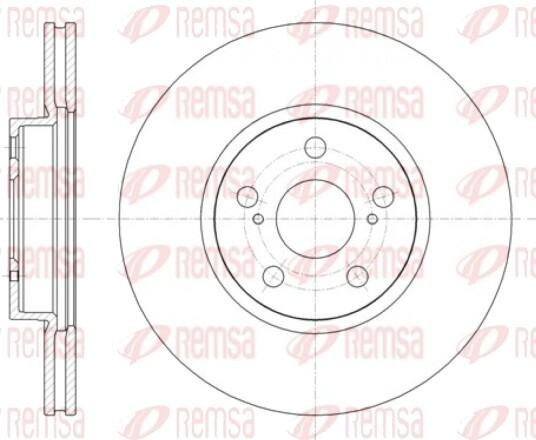 Bremseskive REMSA 61330.10