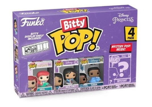 Funko! - DISNEY BITTY POP! DISNEY PRINCESS 4-PACK SERIES 1 - Figur