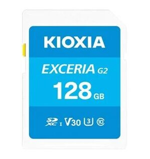 Kioxia EXCERIA G2 SD 100MB/s 128GB Kioxia EXCERIA G2 SD 100MB/s 128GB