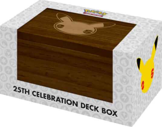25 Års Jubileum Pokemon Deck Box i Tre