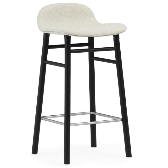 Normann Copenhagen Form Barstol 65 cm Hvit / Svart Eik