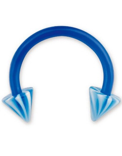 Storm Blue 1,2 x 10 mm Øyenbrynspiercing