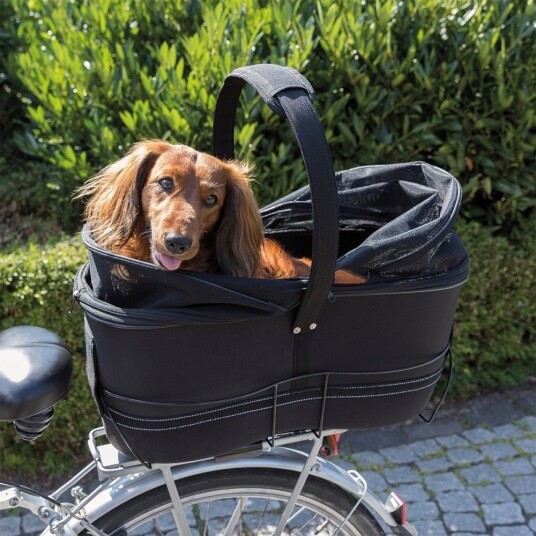 Trixie Sykkelkurv for hund 29x49x60cm, Sort Trixie Sykkelkurv for hund 29x49x60cm, Sort