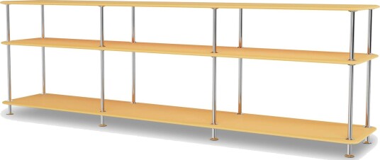 Free Shelf 111222 Acacia / Chrome Free Shelf 111222 Acacia / Chrome