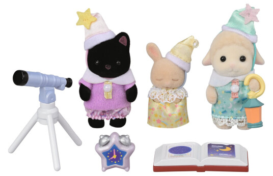 Sylvanian Families Kindergarten Friends Sleepover Party Trio 5750 Sylvanian Families Kindergarten Friends Sleepover Party Trio 5750