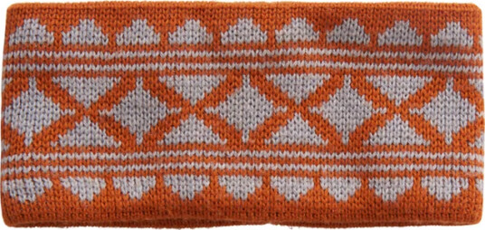 Varg Unisex Winter Headband Grey With Rust Orange OneSize Varg Unisex Winter Headband Grey With Rust Orange OneSize