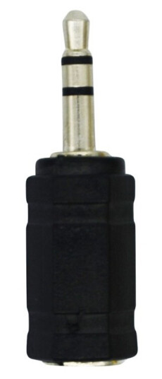 LogiLink 2,5 mm til 3,5 mm Stereo Audio-adapter Sort