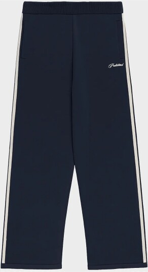 Prohibited Varsity Knitted Trackpants NAVY XS