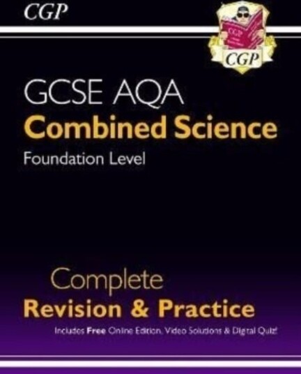 GCSE Combined Science AQA Foundation Complete Revision & Practice w/ Online Ed, Videos & Quizzes
