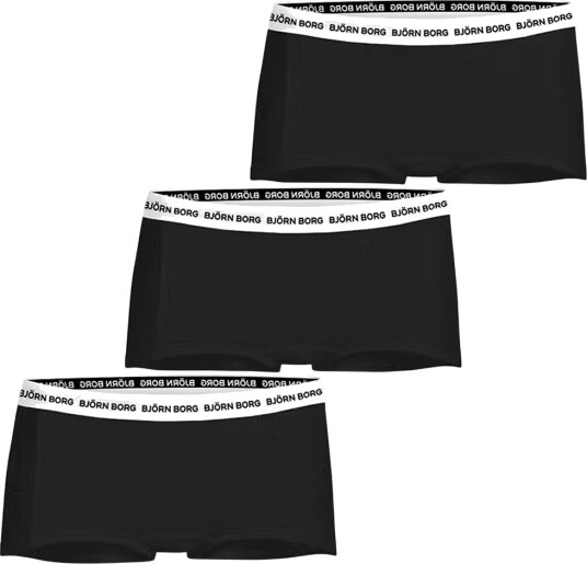 Björn Borg Hipsters 3 pack Svart Björn Borg 13 14 år (158 164) Hipsters Hvit