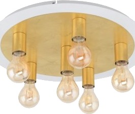 Eglo Passano Loft 5L Hvit/Gull