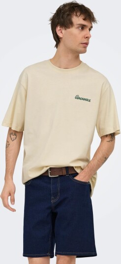 ONLY & SONS Onschef Life Rlx Ss Tee CreaM