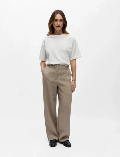 Object Objrini Mw Lo Wide Pant Noos Beige 44 x 32 Object Objrini Mw Lo Wide Pant Noos Beige 44 x 32
