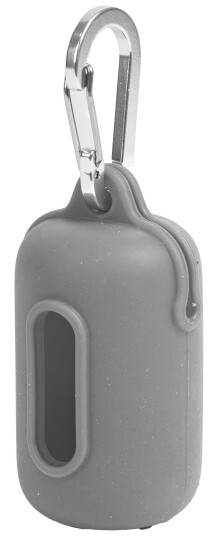 Pritax Bæsjeposeholder Sild Grå 9x5cm for Hund
