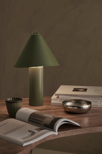 Ellos Home Bordlampe Oliver Grønn Ellos Home Bordlampe Oliver Grønn
