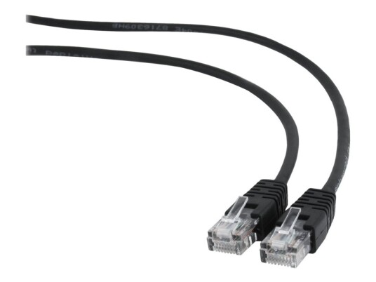 Gembird Koblingskabel Rj-45 Hann Til Rj-45 Hann 1 M Cat 5E Formstøpt Svart