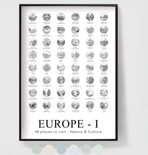 Europa I 48 steder å besøke Natur & Kultur
