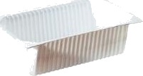 Bakke 1 Rum 1/4 Gn 1500 Ml 265X162x50 Mm Pp Hvid,200 Stk/Krt