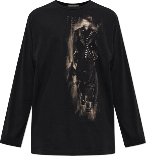 Yohji Yamamoto Herre Topper Svart M, Yohji Yamamoto Herre Topper Svart M,