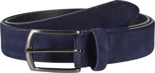 Howard London Suede Leather Belt Zack - Navy - 90 Howard London Suede Leather Belt Zack - Navy - 90