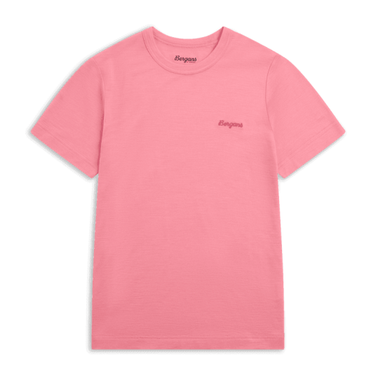Bergans Of Norway Bergans Logo Merino Tee Women Cherry Blossom XL