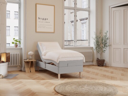 Nordic Dream Ragna Älv 90x210 Lysegrå