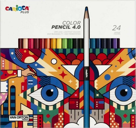 Carioca Fargeblyanter 4 mm 24 Farger