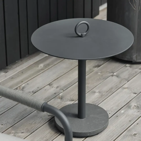 Brafab Niobe sidebord 50 cm antrasitt Brafab