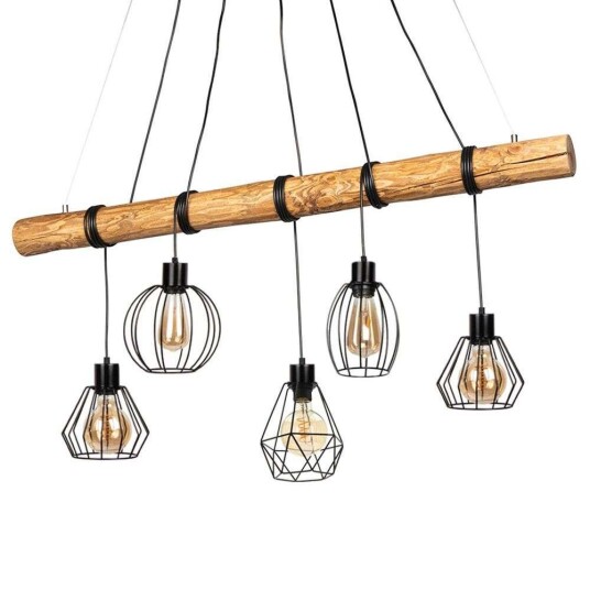 Envostar Various 5 Pendel Pine Wood