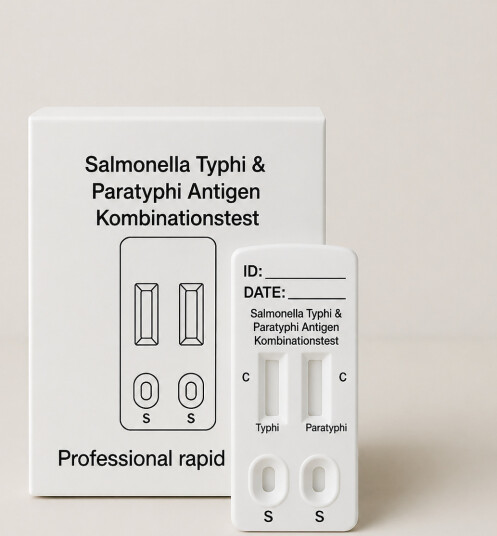 Quicktest Sverige Salmonella Typhi & Paratyphi Antigen Självtest 10 pack   Professionellt bruk