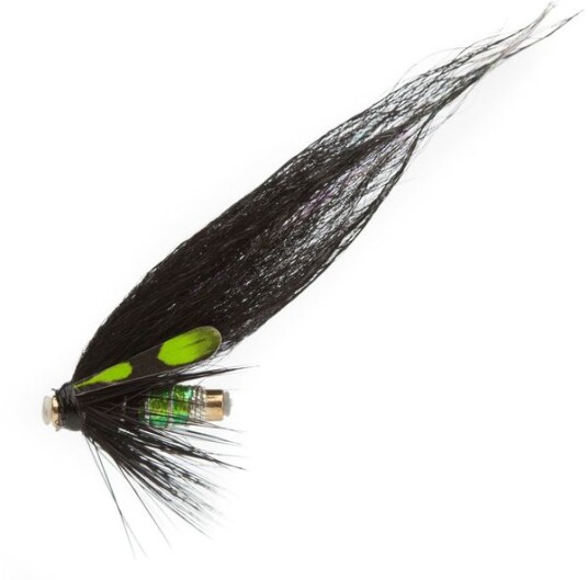 Unique Flies Etterbutten Black/lime