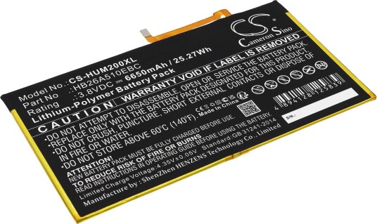 Batteri til Huawei MediaPad M2 10.1 etc