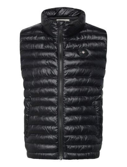 GANT Shiny Light Padded Vest Black 170 GANT Shiny Light Padded Vest Black 170