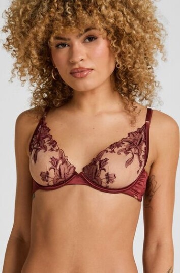 Hunkemöller Ufôret BH med bøyle Anouk Rød