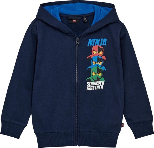 LEGO® Ninjago Cardigan LWSaku 700 Navy LEGO® Wear 4 år 104 Cardigan Blå