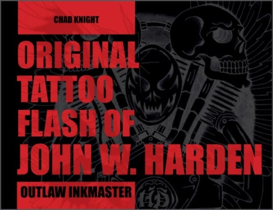 Original Tattoo Flash Of John W. Harden Av Chad Knight Original Tattoo Flash Of John W. Harden Av Chad Knight
