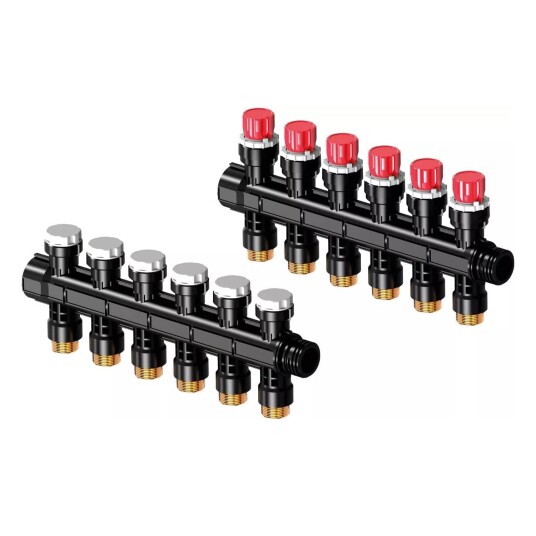 Uponor Vario PLUS Fordeler med 6 kurser 6 x 3/4" - 300 mm