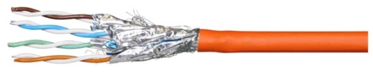 Kathrein Nettverksråkabel Cat.7 Råkabel 100 Meter Dobbeltskjermet 7,2 Mm Utvendig Diameter Kobberkjerne 215500013 