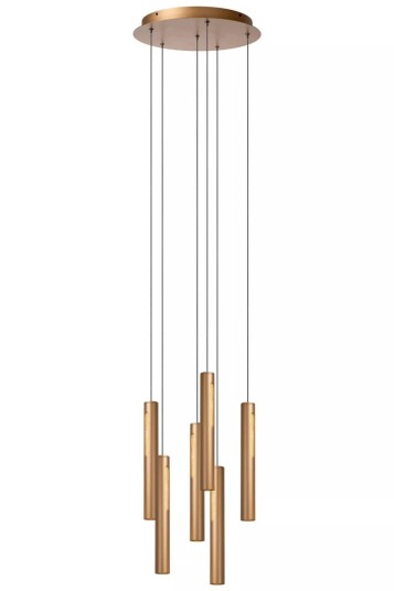 Griffith takpendel 6 x 7,6W Dimbar Bronse